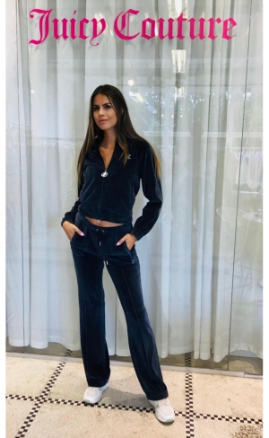DIAMOND VELOUR TANYA Dark blue