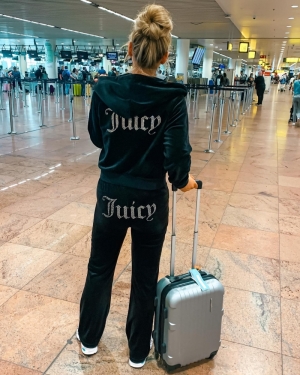 DIAMOND VELOUR TANYA Black