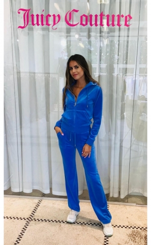 DIAMOND VELOUR TANYA Blue
