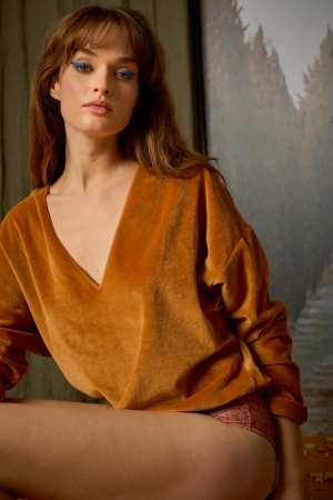 Velours Camel