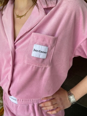 SUMMER RIB VELOUR Pink