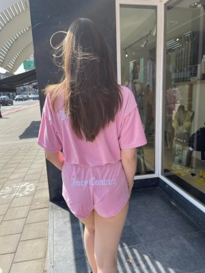 SUMMER RIB VELOUR Pink