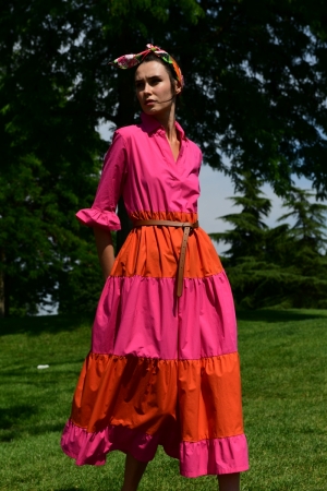  Fushia/oranje