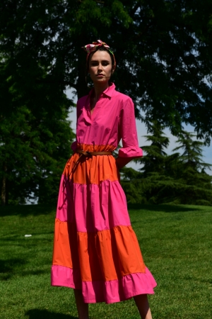  Fushia/oranje