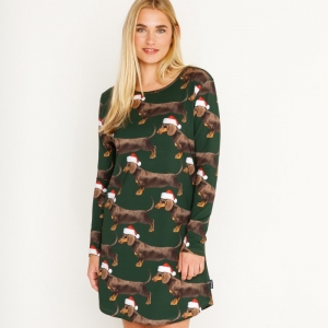 CHRISTMAS TECKELS  Green