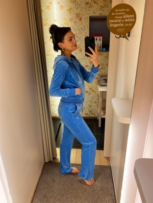 DIAMOND VELOUR TANYA Blue
