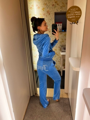 DIAMOND VELOUR TANYA Blue