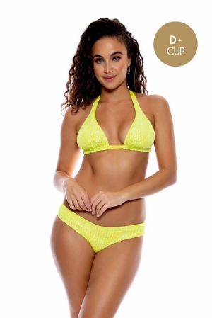 Coral print Yellow