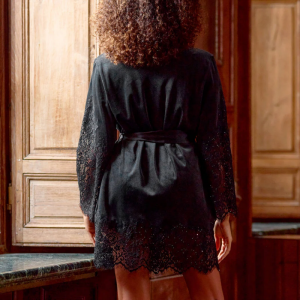 Peignoir Black